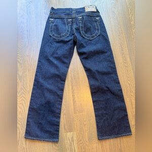 Authentic True Religion Jeans size 36 blue indigo made USA